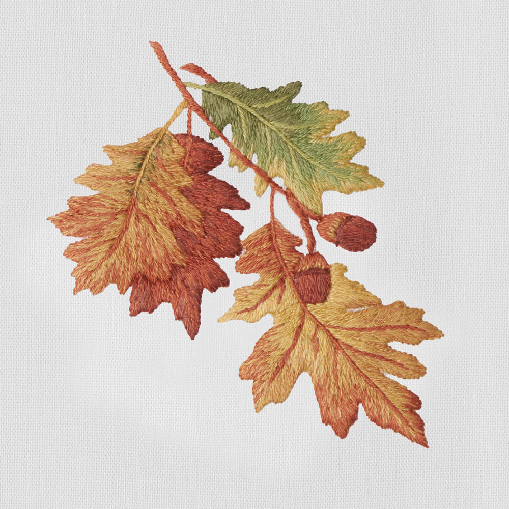 Leaves & Acorns Tissue Box Cover