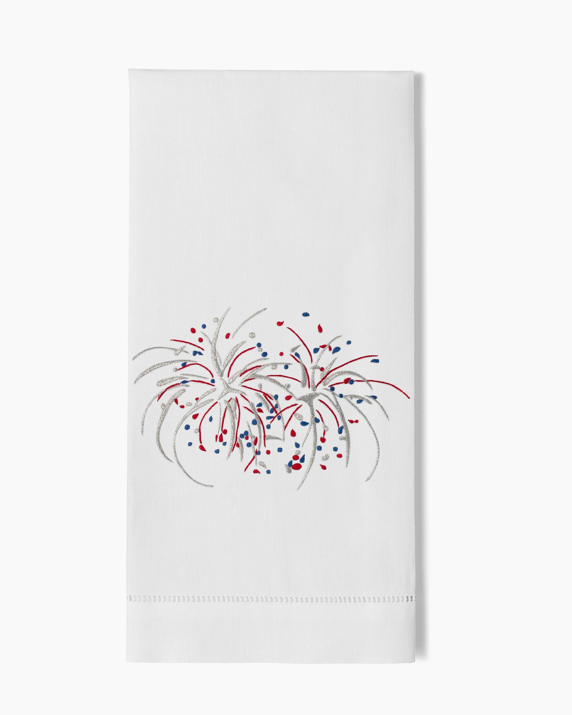 Firework design on white background