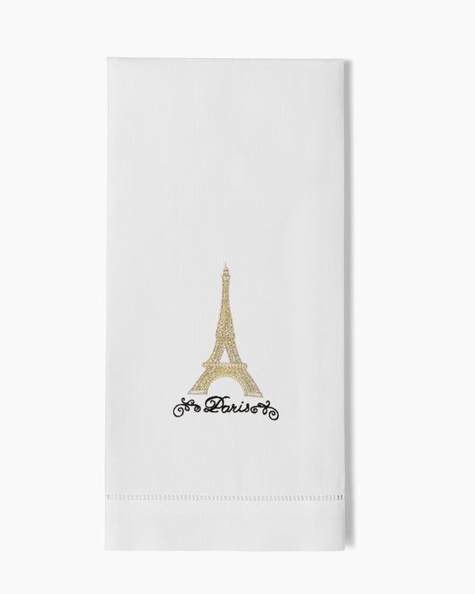 Olympic Eiffel Gold Hand Towel