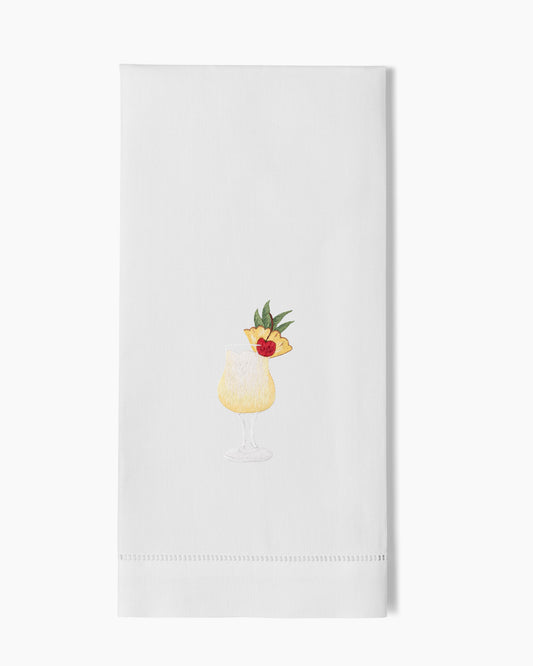 Pina Colada Cocktail Hand Towel