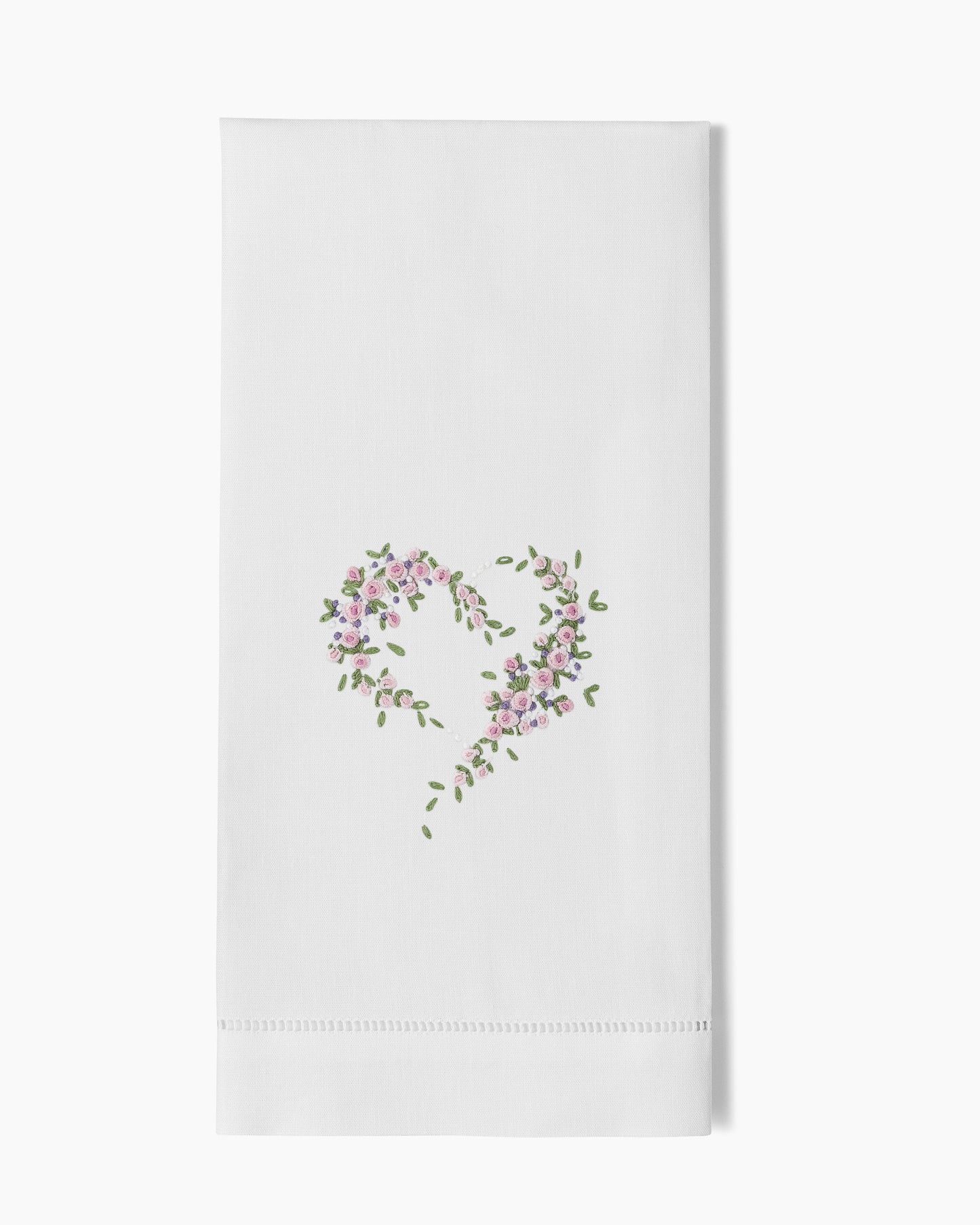 Scatter Flower Heart Towel
