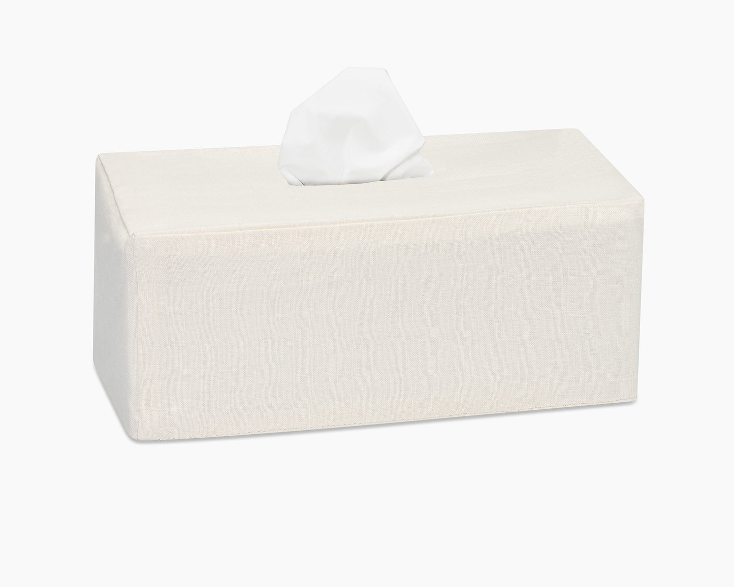 Heirloom Linen Oblong Tissue Box Cover