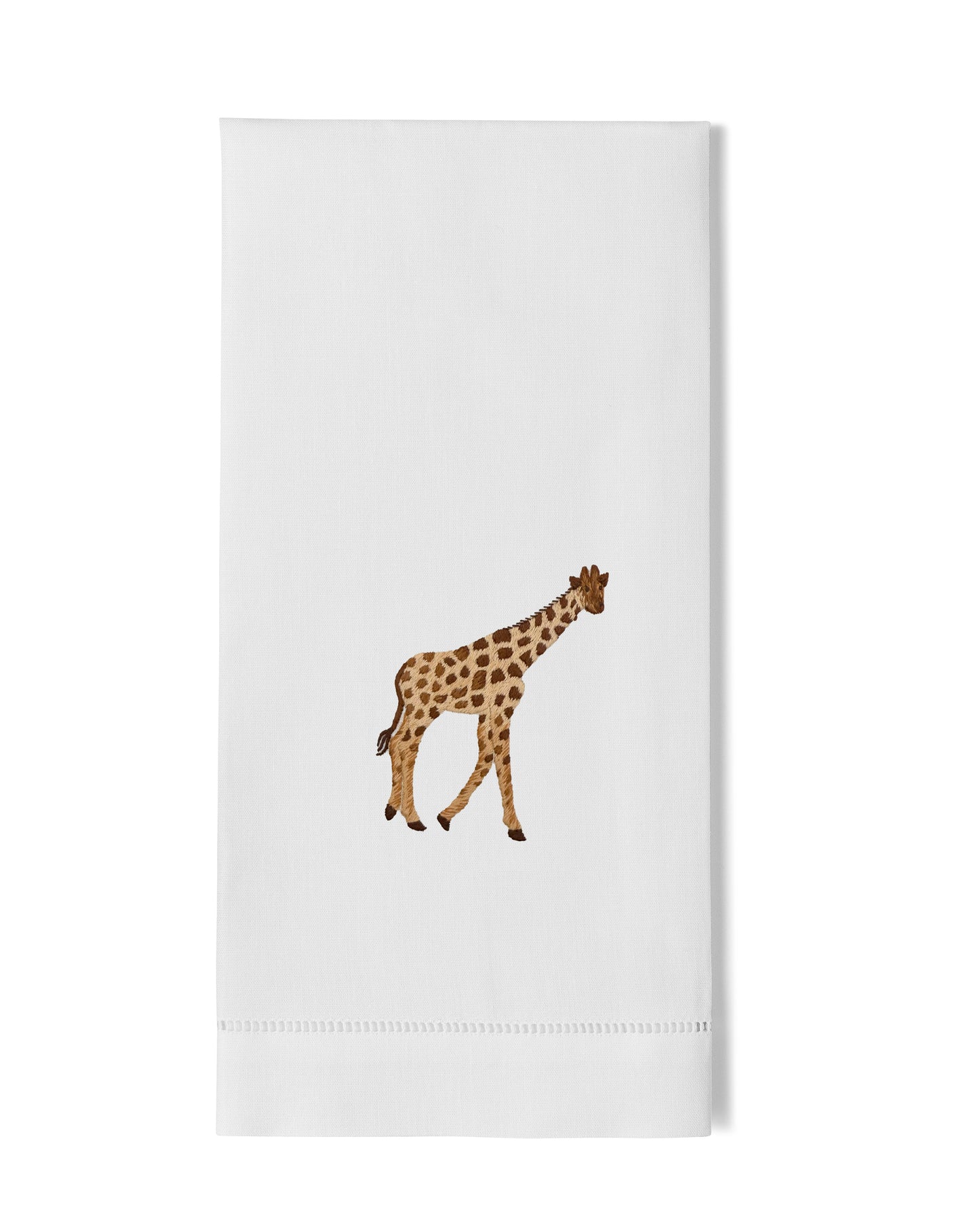 African Giraffe Hand Towel