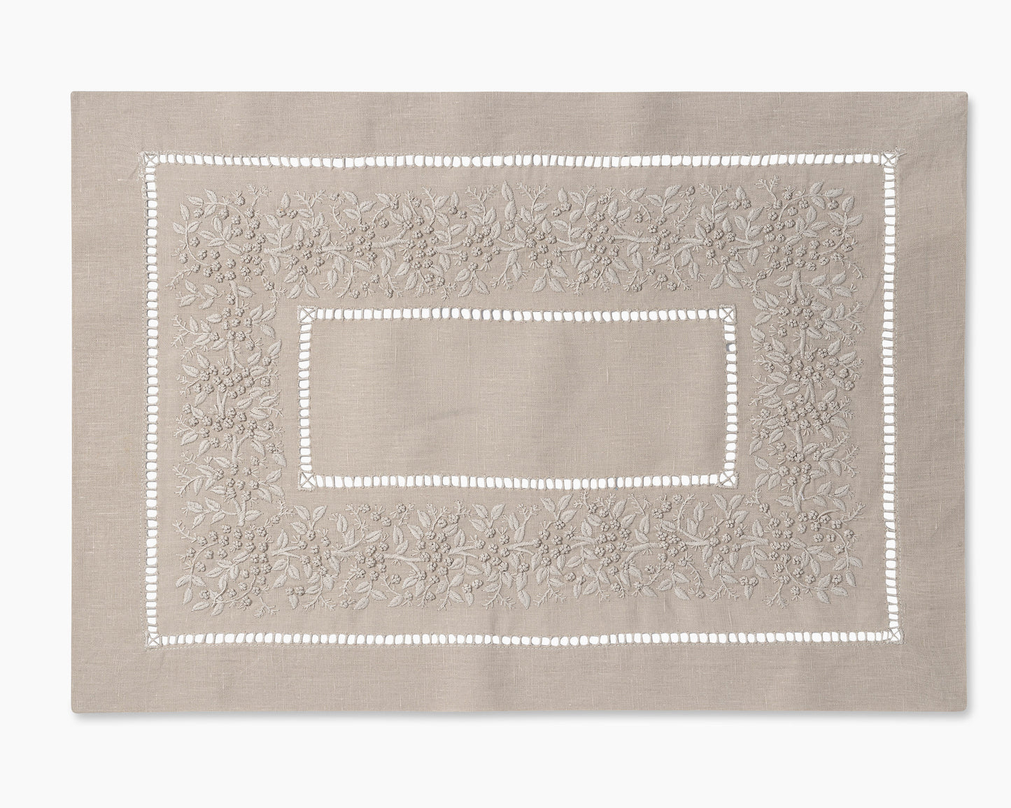 Jardin Monochrome Linen Placemat