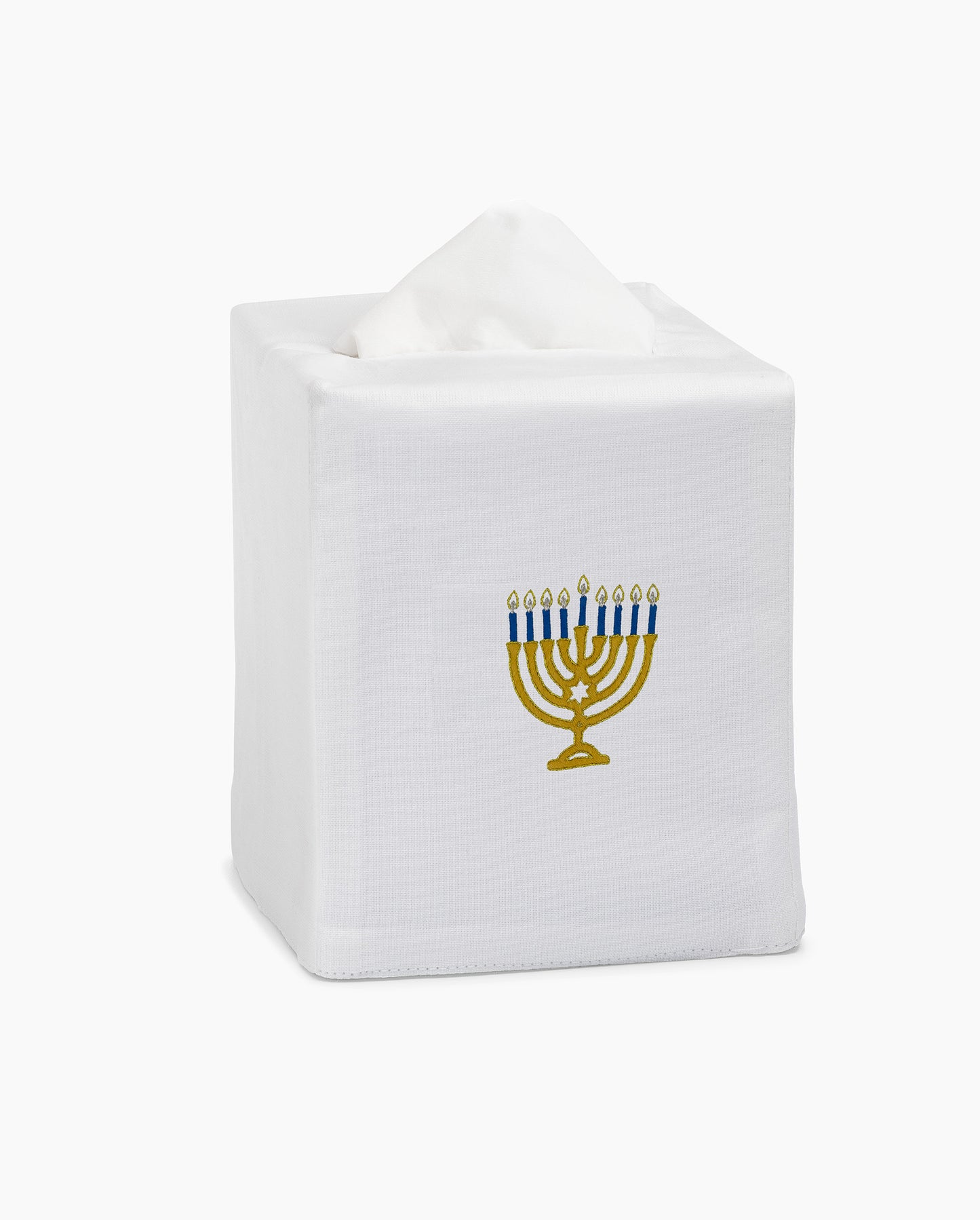 Menorah Tissue Box Cover