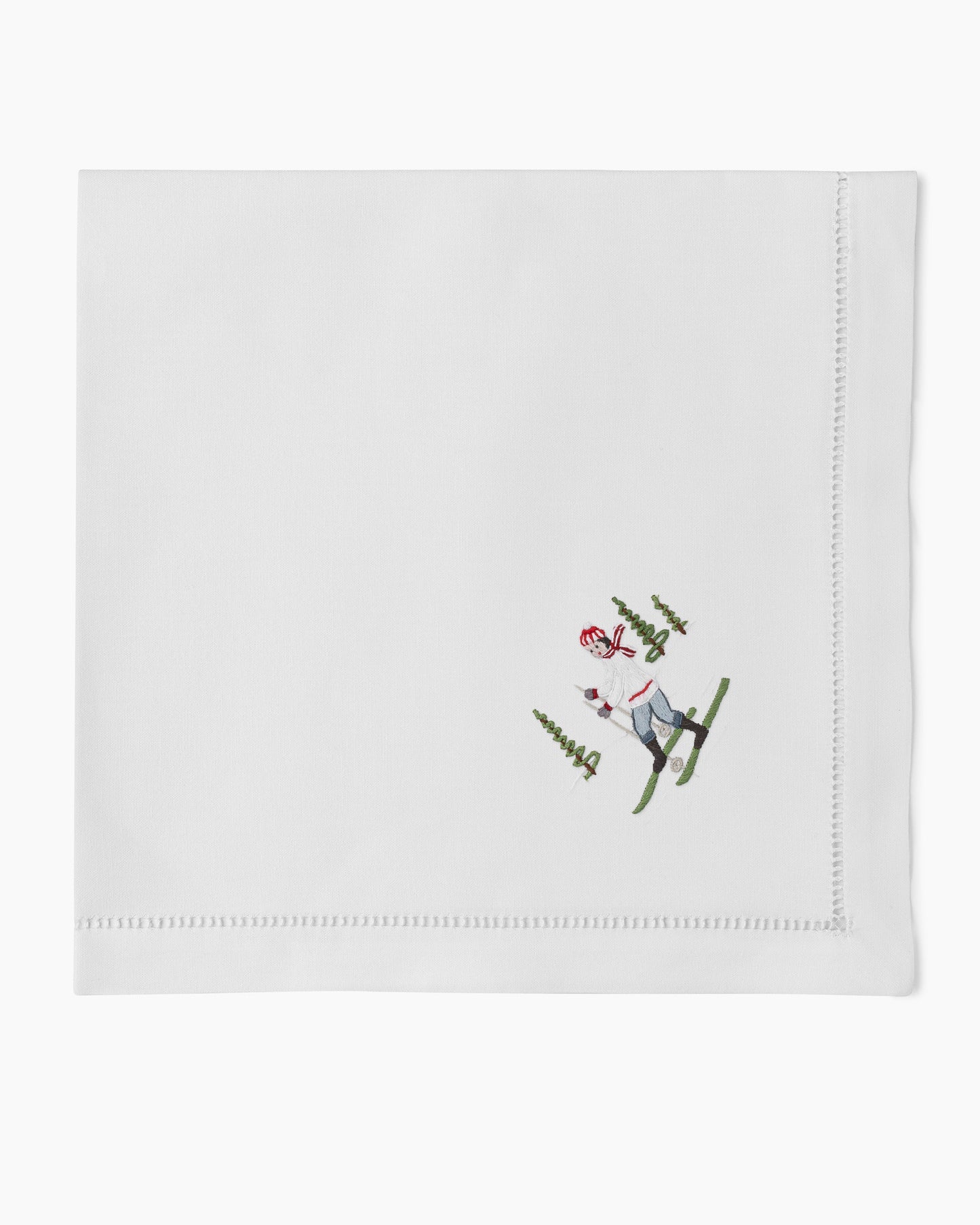 Skiers Napkins, Mixed Set of 4