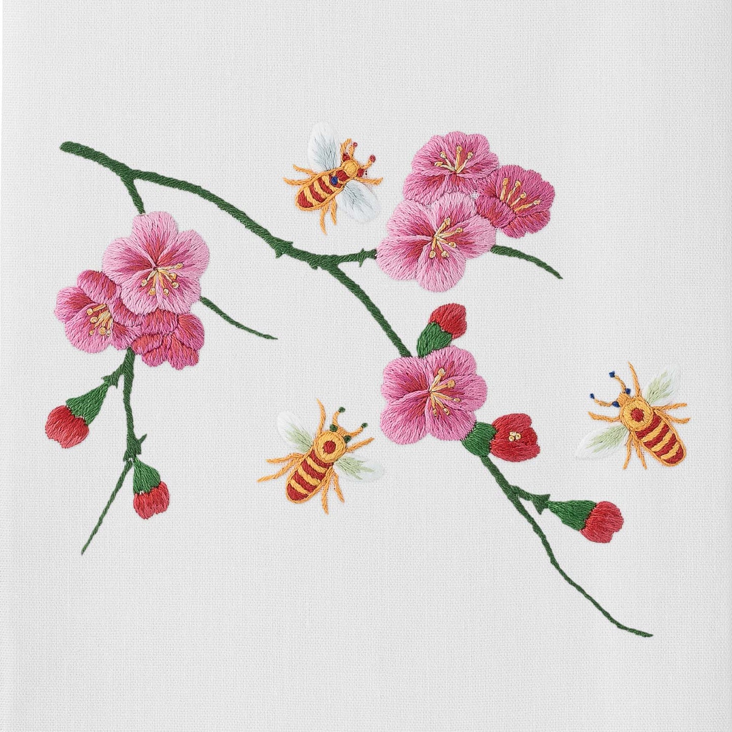 Bees & Flowers Hand Towel