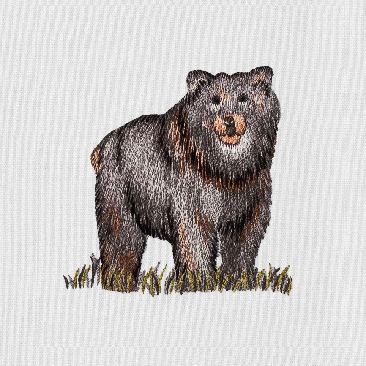 Black Bear Hand Towel