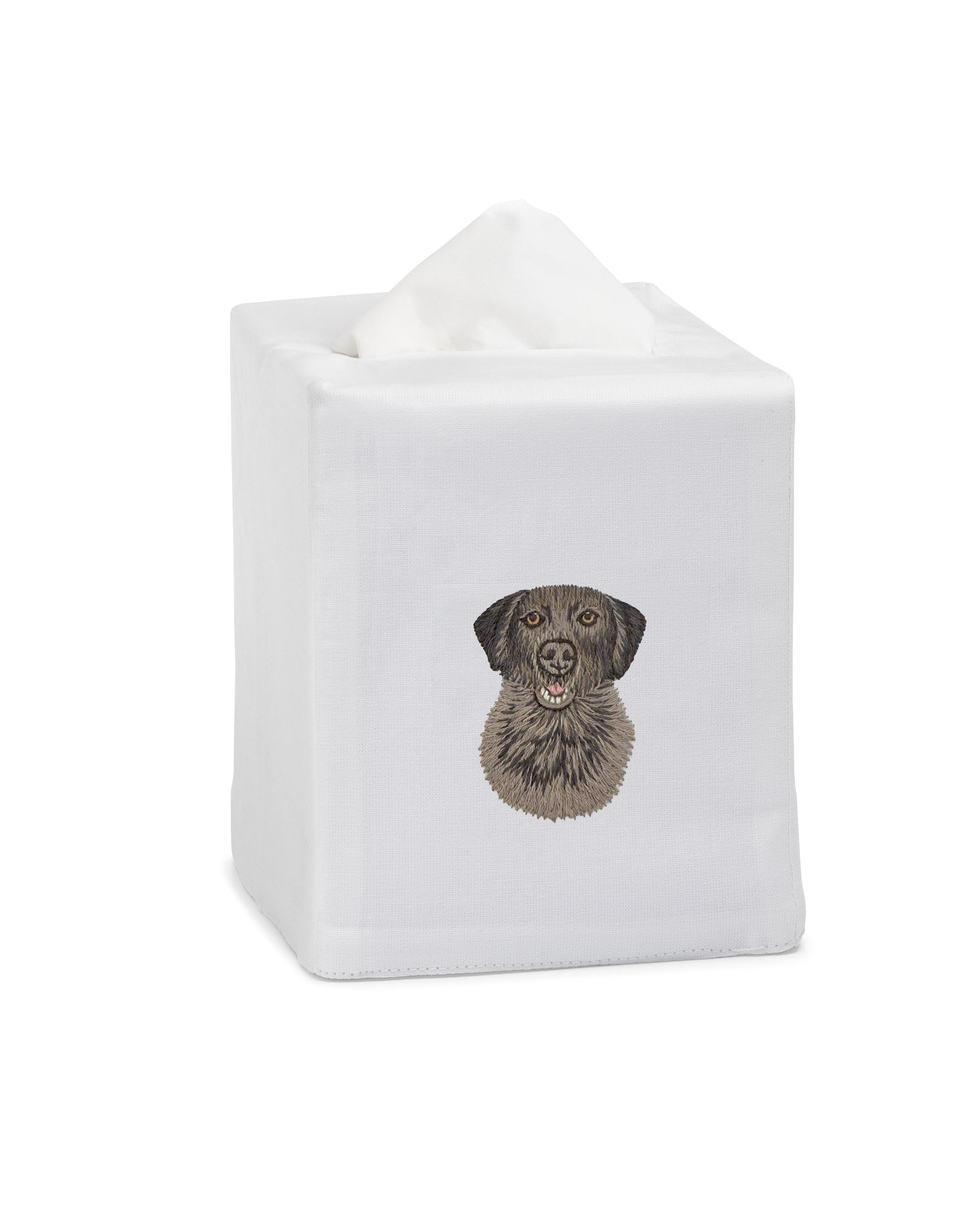 Black Lab Tissue Box Cover