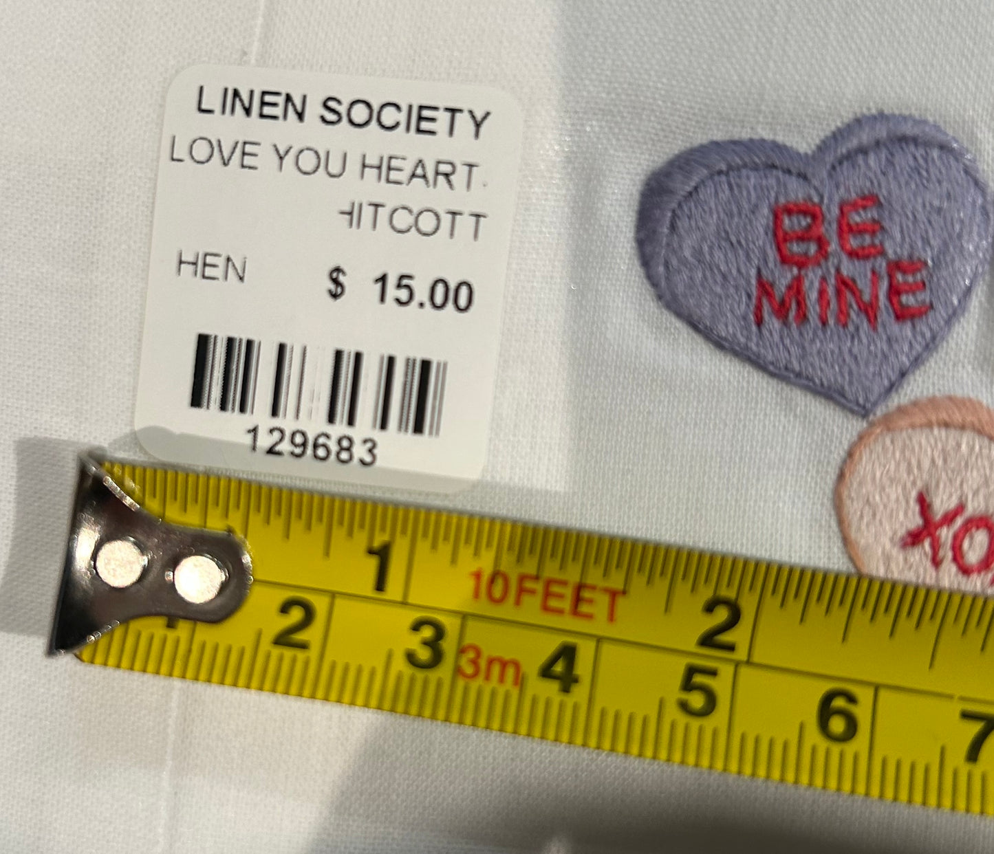 Photography Sizing: Hand Towels