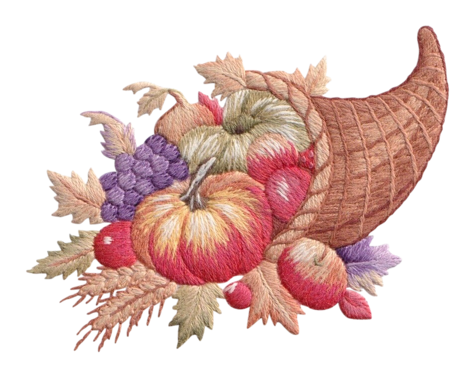 Cornucopia Nouveau Tissue Box Cover
