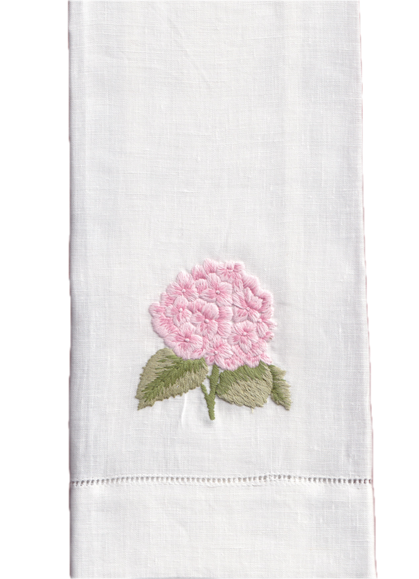 Hydrangea Linen Towel - SAMPLE