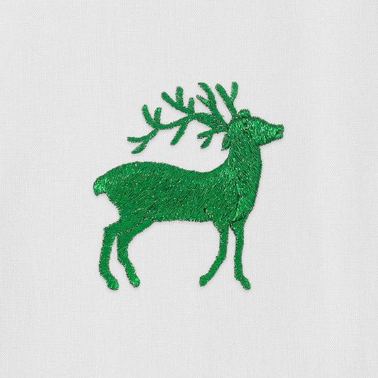 Reindeer Green Towel