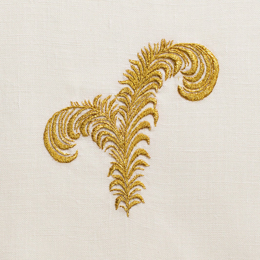 Plume Gold Hand Towel