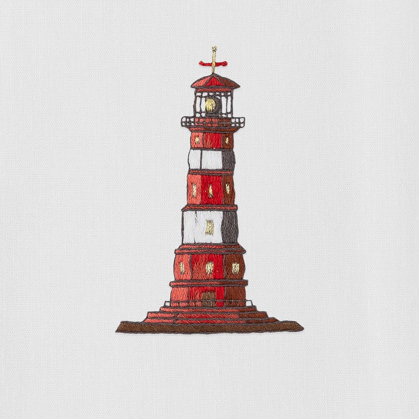 Lighthouse Modern Hand Towel