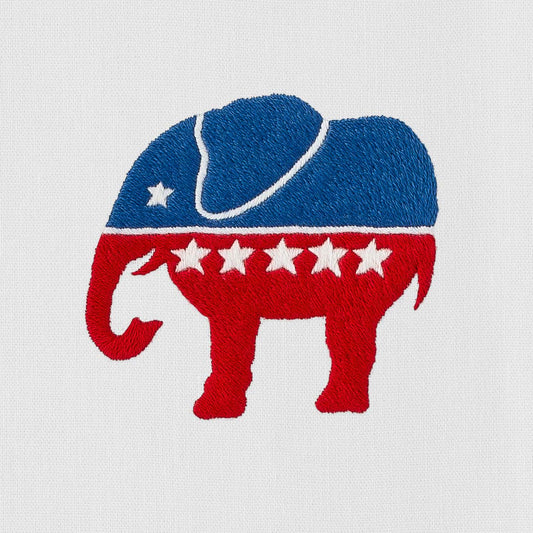 Republican Elephant Hand Towel