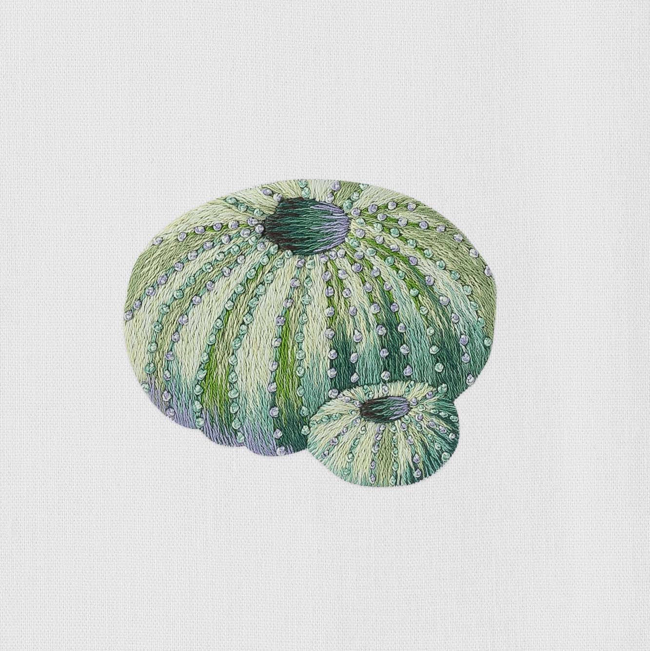 Urchin Teal Towel Hand Towel