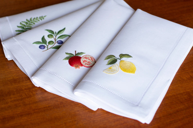 Embroidered Dinner Napkins