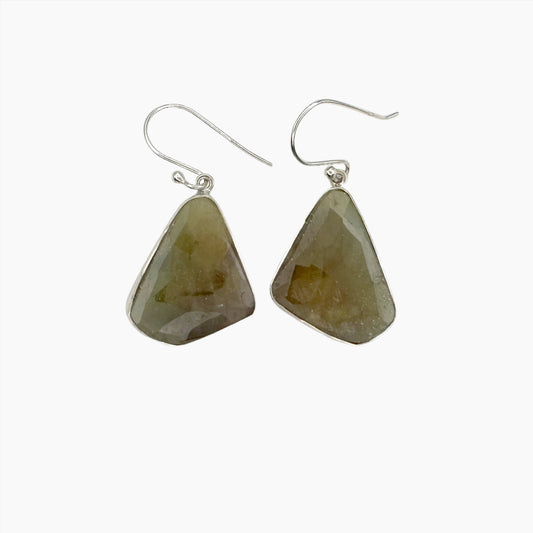 Image of Gemstone Earrings: #130 Sapphire