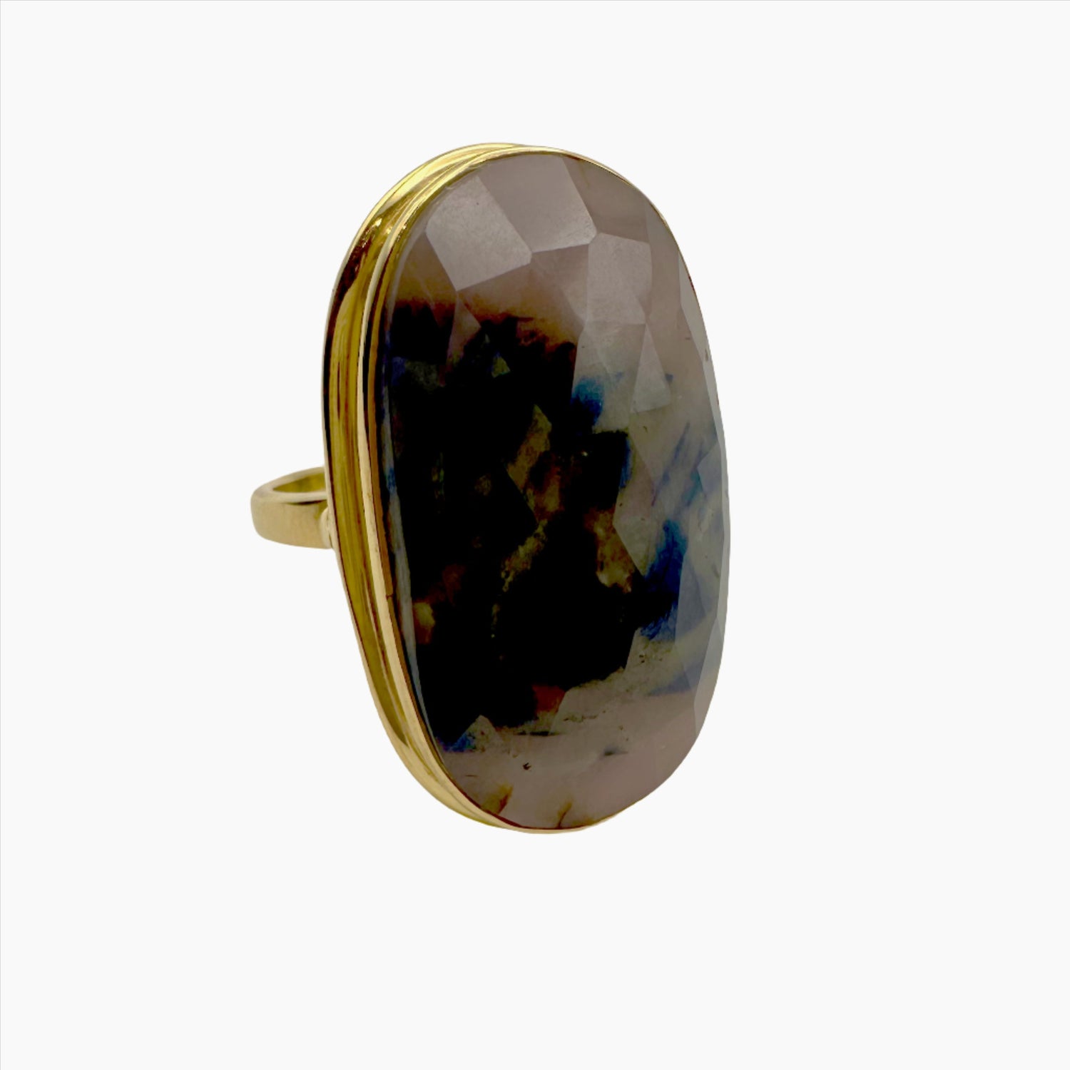 Image of Gemstone Ring: #144 Sapphire, Size 7