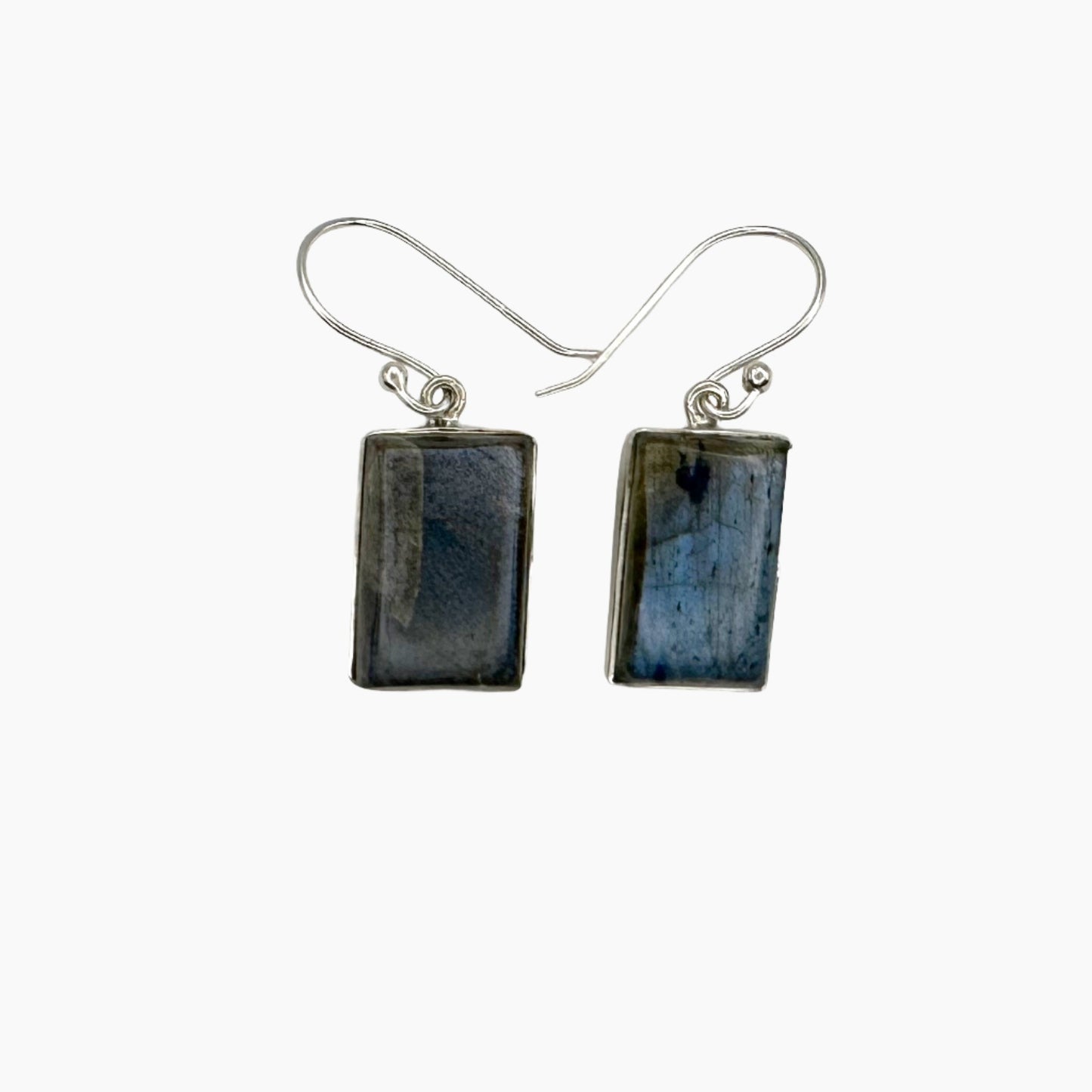 Image of Gemstone Earrings: #155 Labradorite