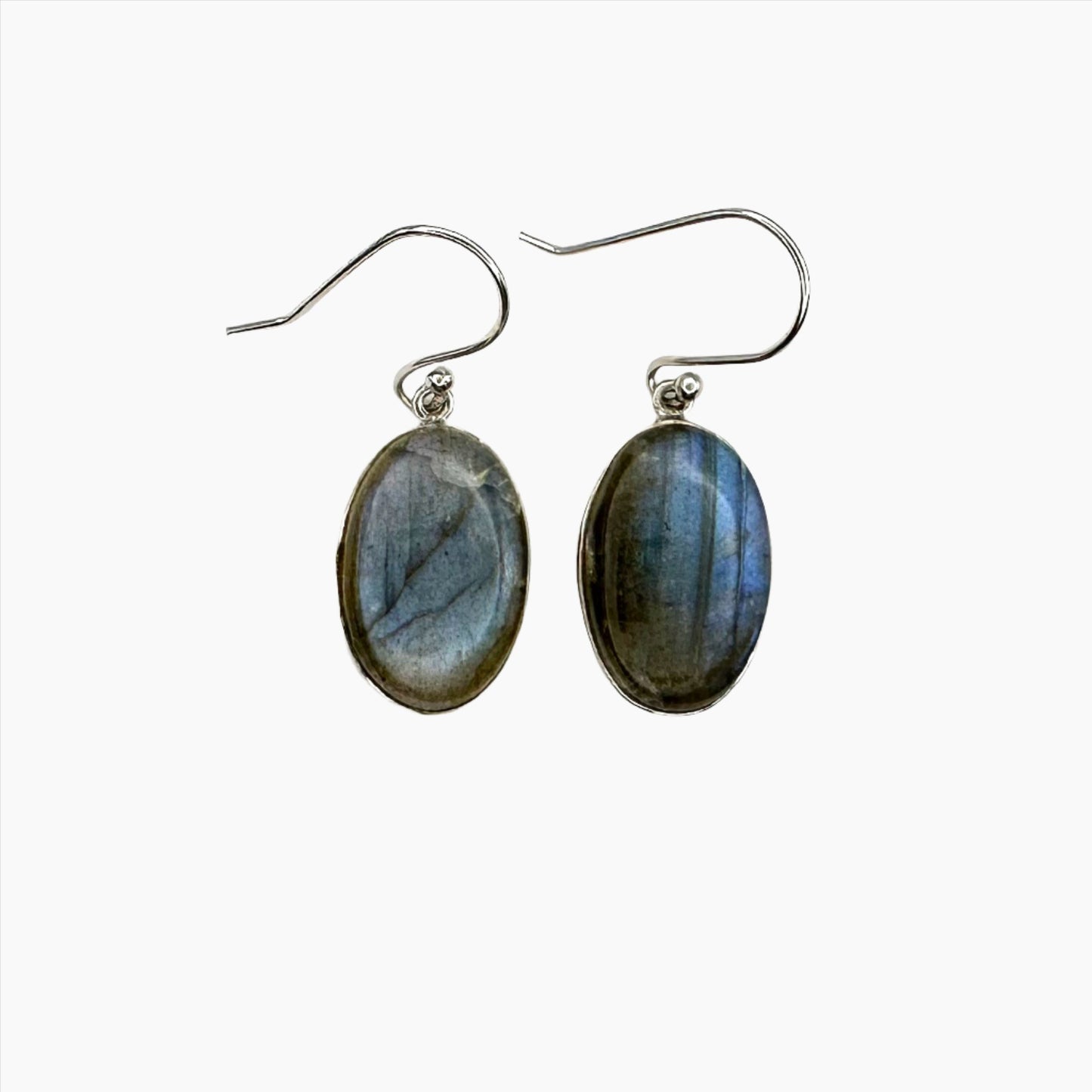 Image of Gemstone Earrings: #157 Labradorite