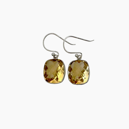 Image of Gemstone Earrings: #161 Citrine