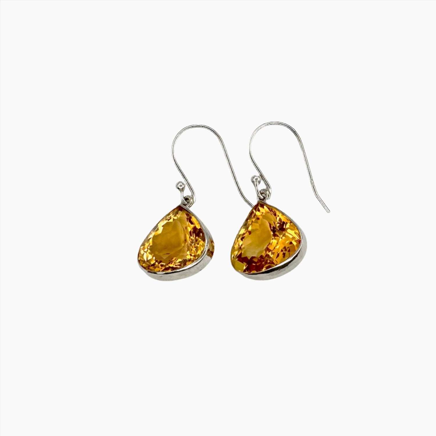 Image of Gemstone Earrings: #165 Citrine