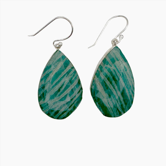 Image of Gemstone Earrings: #170 Amazonite