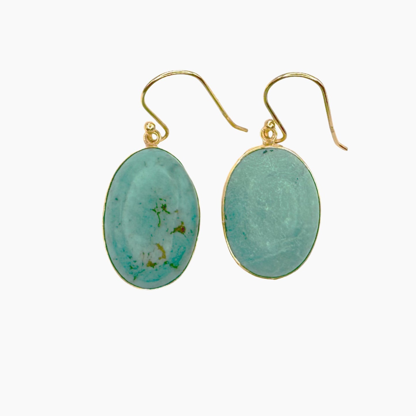 Image of Gemstone Earrings: #172 Turquoise