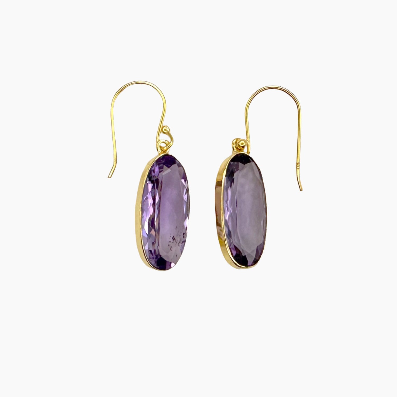 Image of Gemstone Earrings: #181 Amethyst