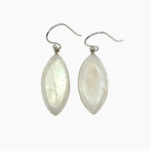 Image of Gemstone Earrings: #186 Moonstone