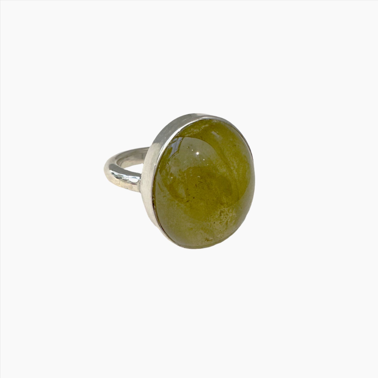 Image of Gemstone Ring: #20 Tourmaline Lt Green, Size 8