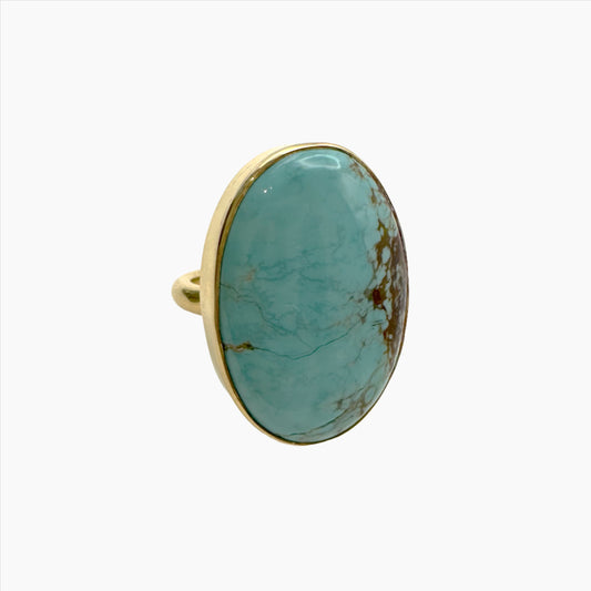 Image of Gemstone Ring: #38 Turquoise, Size 7