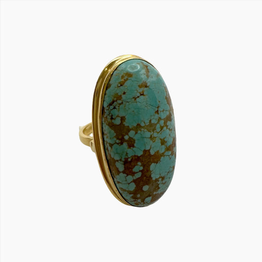 Image of Gemstone Ring: #44 Turquoise, Size 7