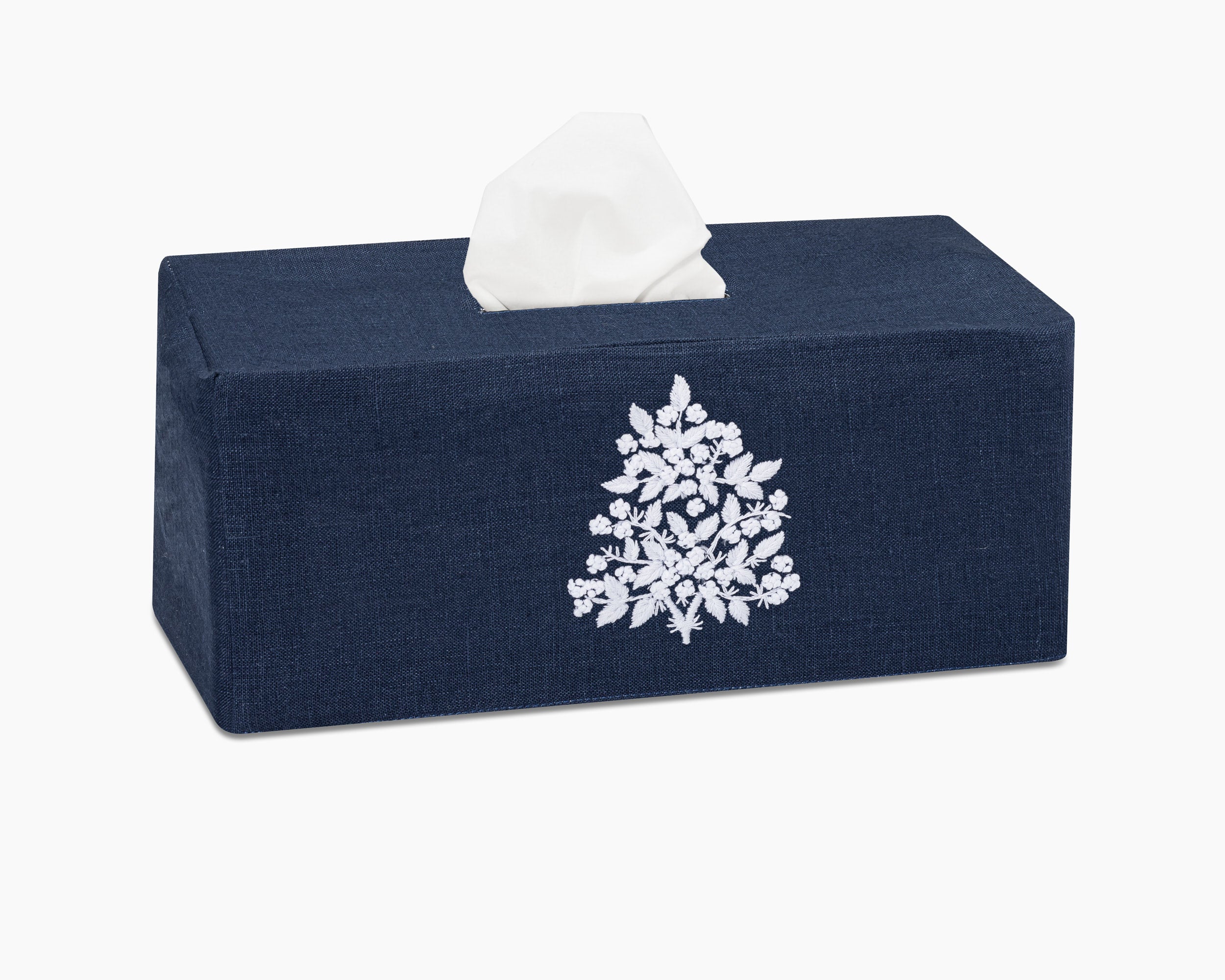 Jardin Classic Linen Boutique Tissue Box Cover - Thumbnail 2