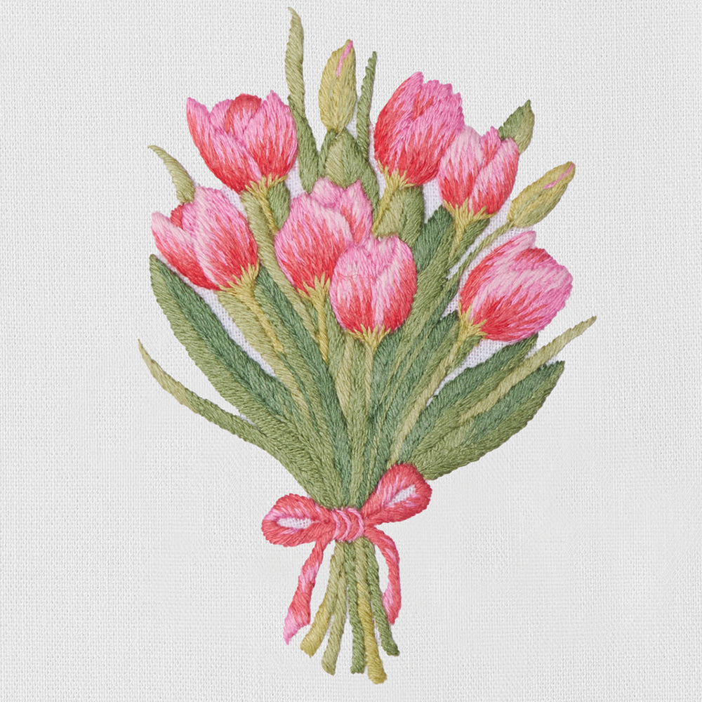 Tulips Bouquet Towel