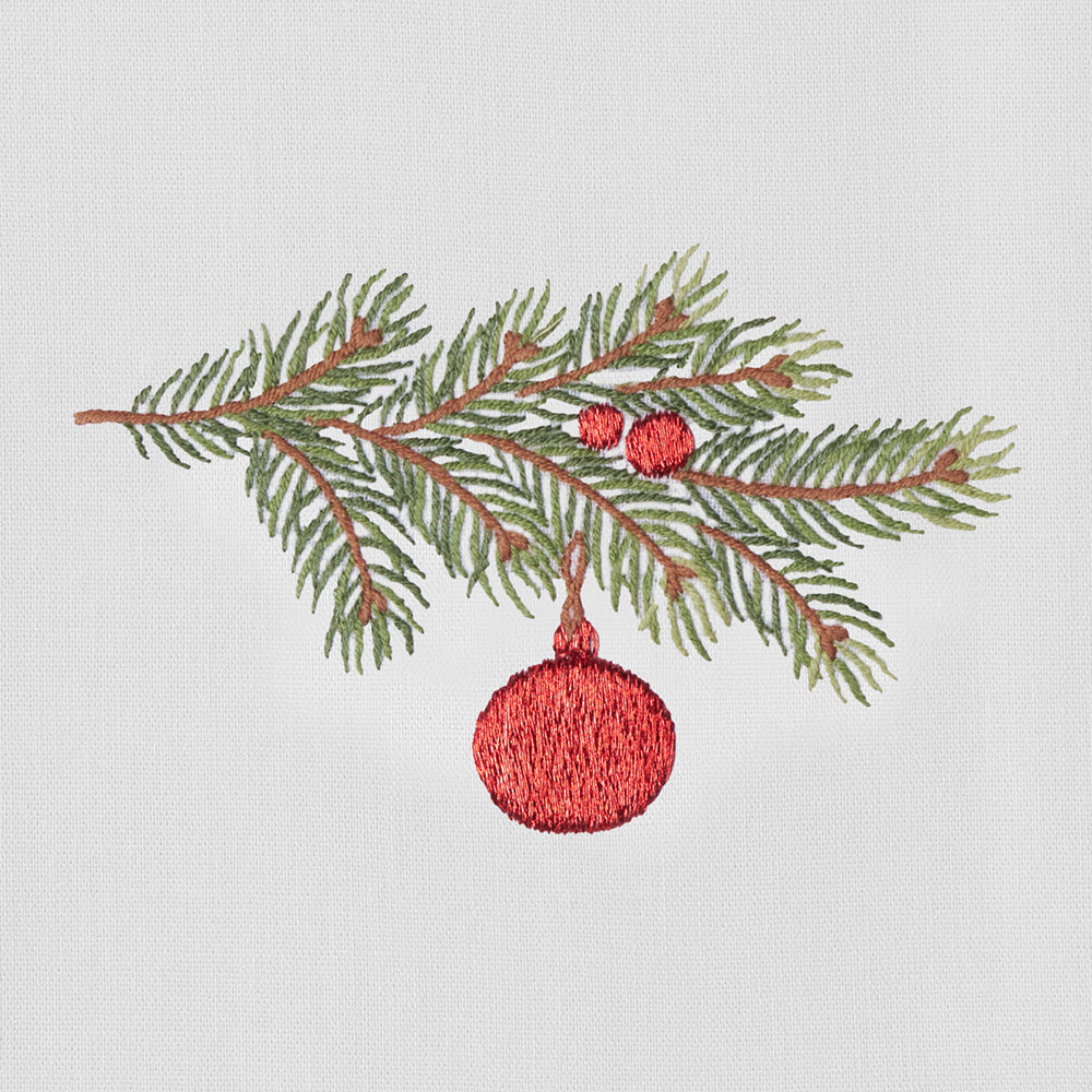 Pine Bough Ornament Towel - Thumbnail 2