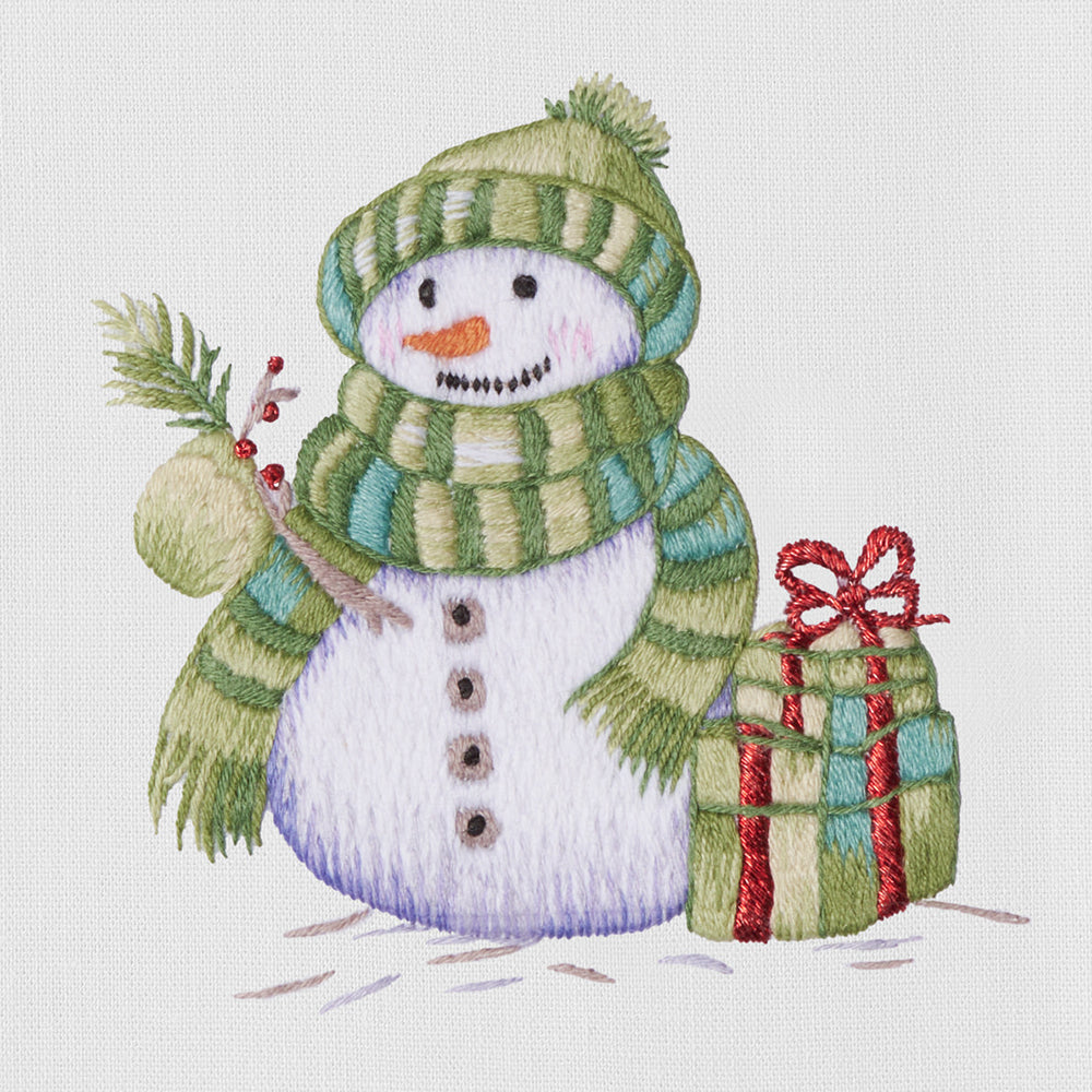 Snowman Presents Hand Towel