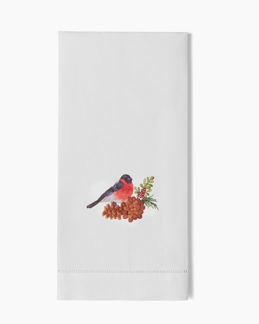 Pinecone Bird Hand Towel