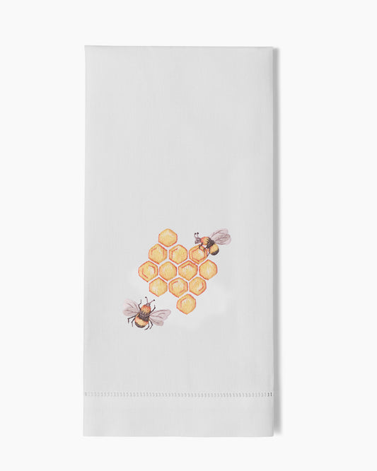 Honeycomb Bees Hand Towel