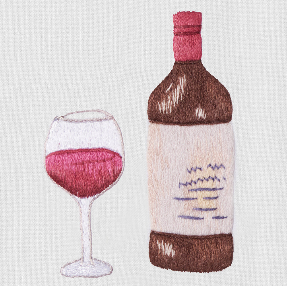 Red Wine Time Towel - Thumbnail 3