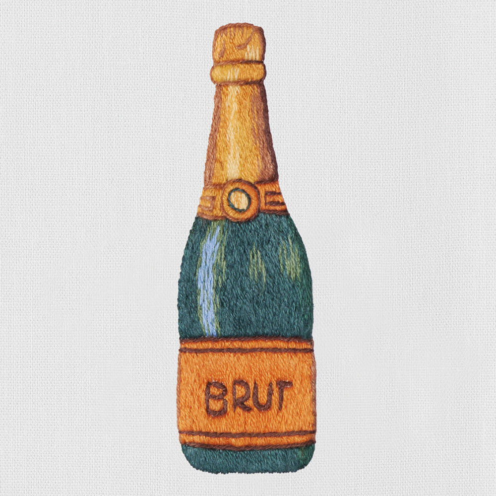 Champagne Brut Hand Towel