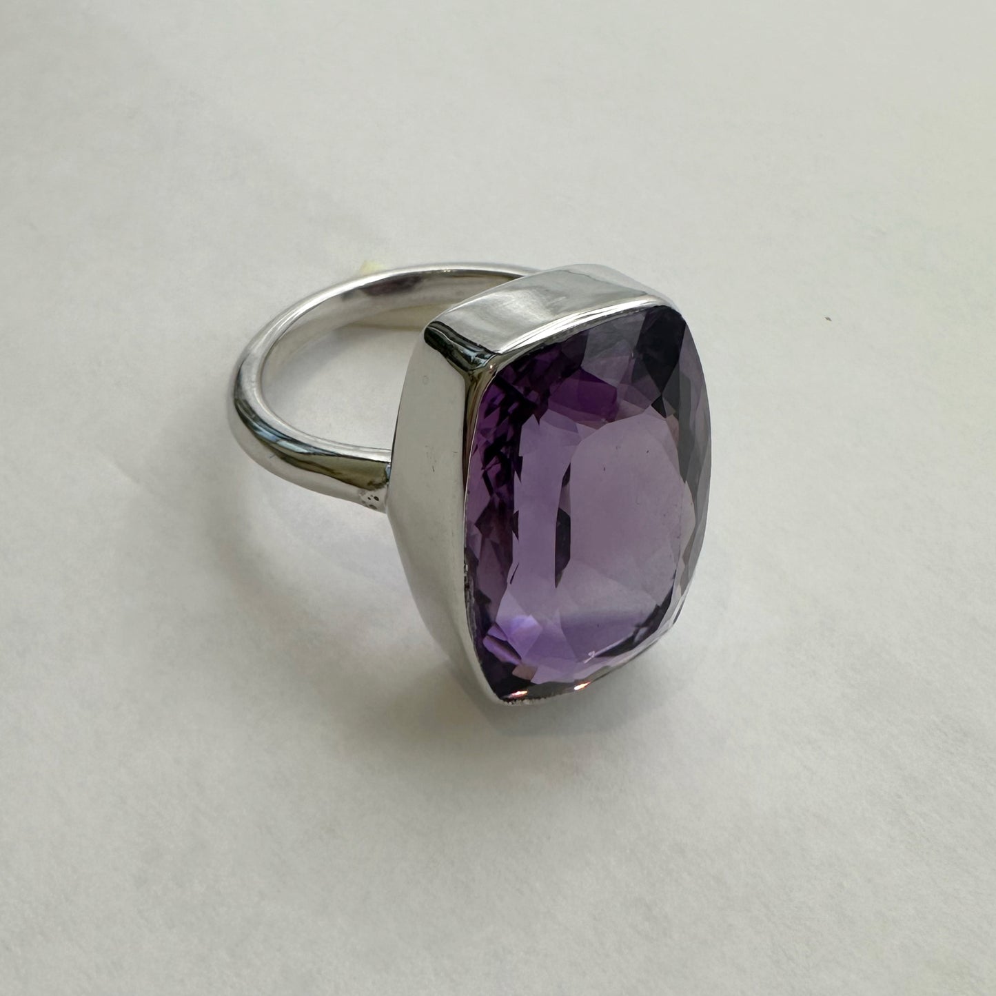 Image of Gemstone Ring: #53 Amethyst, Size 10