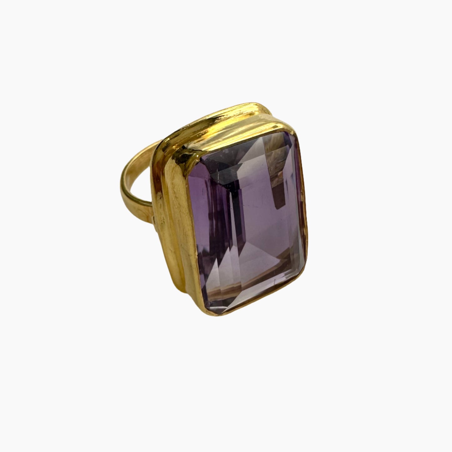 Image of Gemstone Ring: #55 Amethyst, Size 7.5