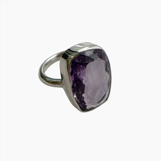 Image of Gemstone Ring: #56 Amethyst, Size 8