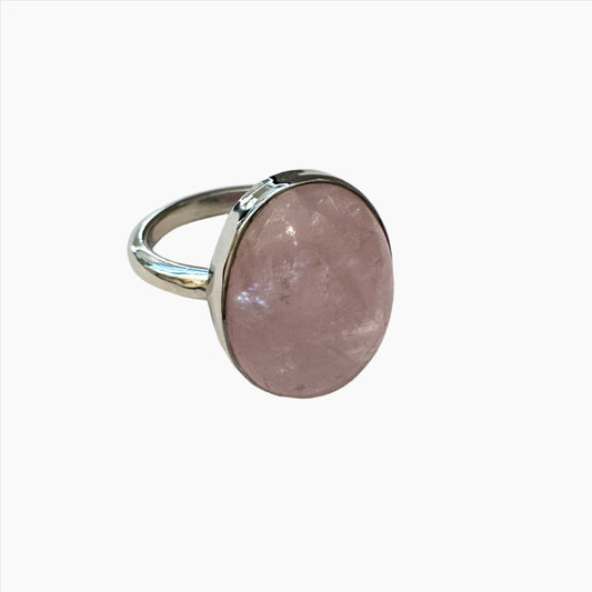 Image of Gemstone Ring: #70 Morganite, Size 10