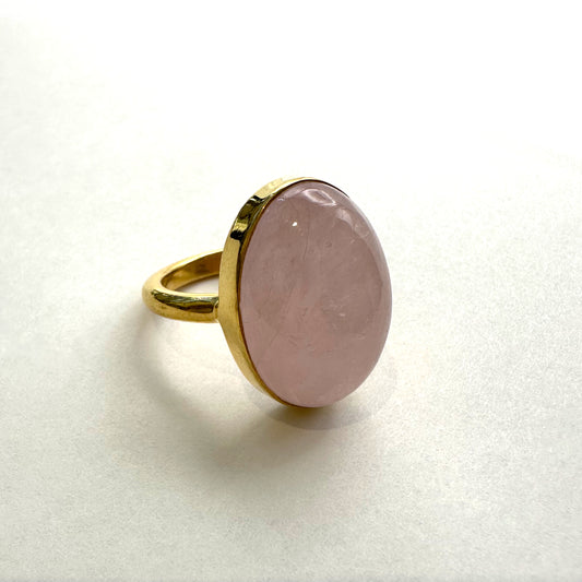 Image of Gemstone Ring: #71 Morganite, Size 7