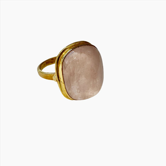 Image of Gemstone Ring: #72 Morganite, Size 8