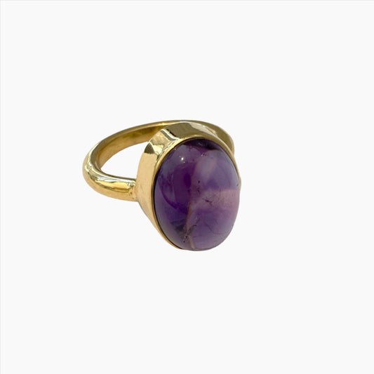 Image of Gemstone Ring: #78 Amethyst, Size 8